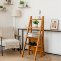 Multipurpose Wooden Folding Step Stool Ladder 3-in-1 Space-Saver (90 cm)