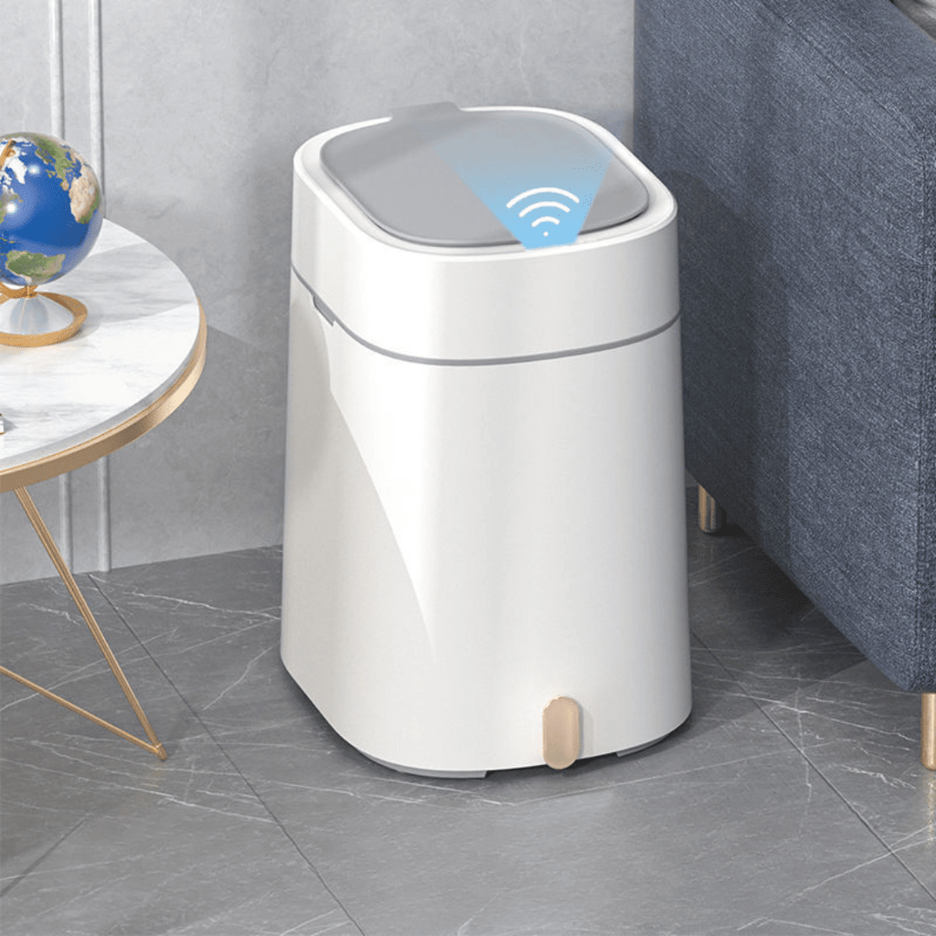 Smart Induction Sterilizing Trash Can with Automatic Lid(16L)