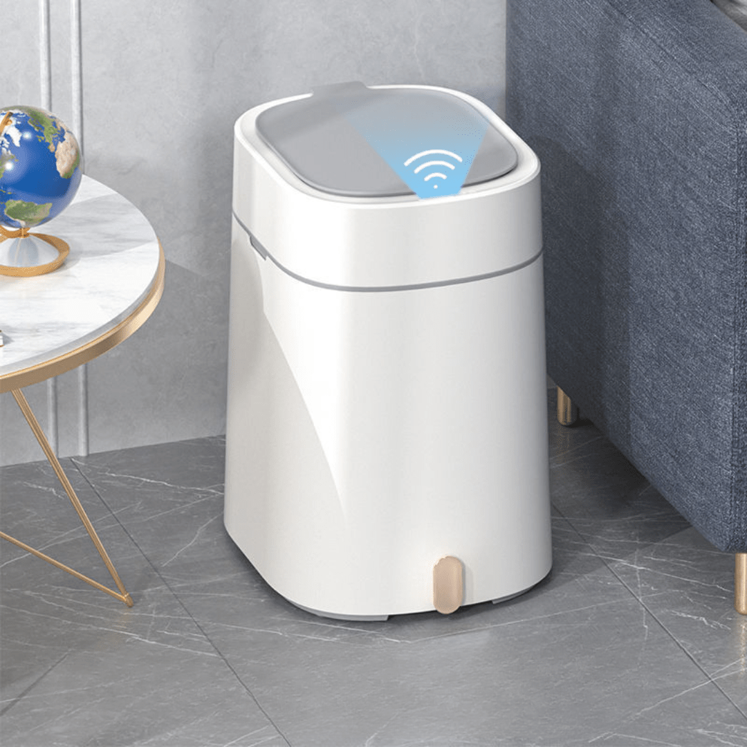 Smart Induction Sterilizing Trash Can with Automatic Lid(16L)