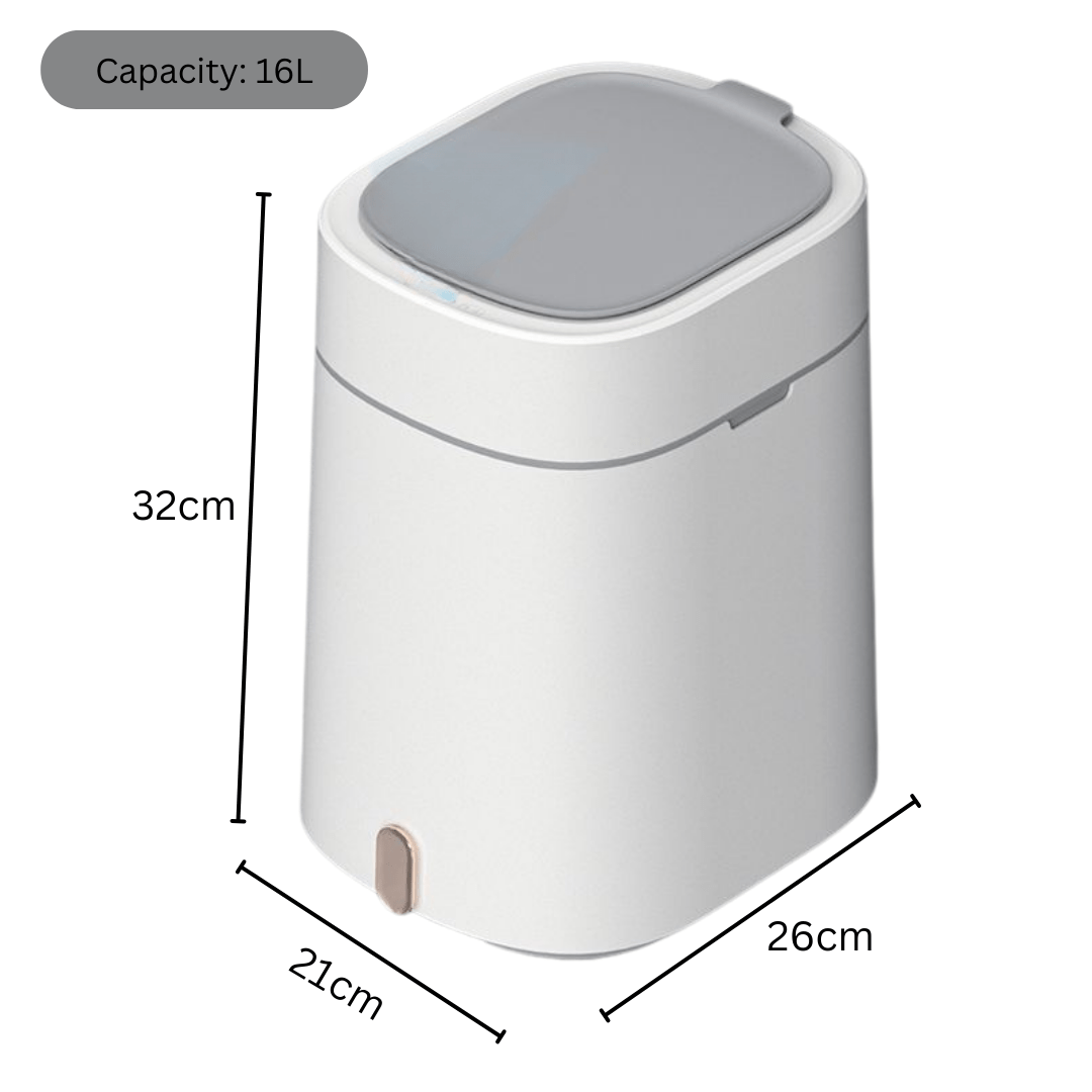 Smart Induction Sterilizing Trash Can with Automatic Lid(16L)
