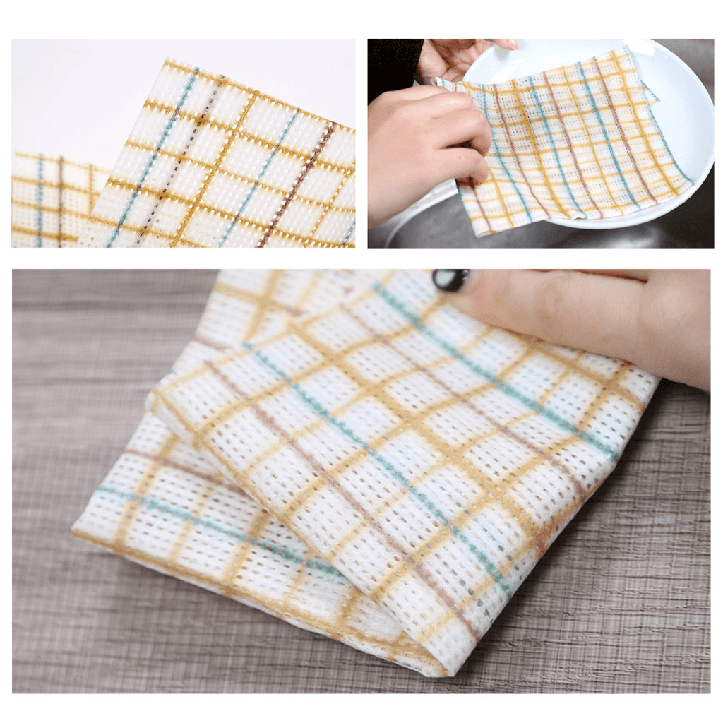 Luxurious Reusable Fiber Towels