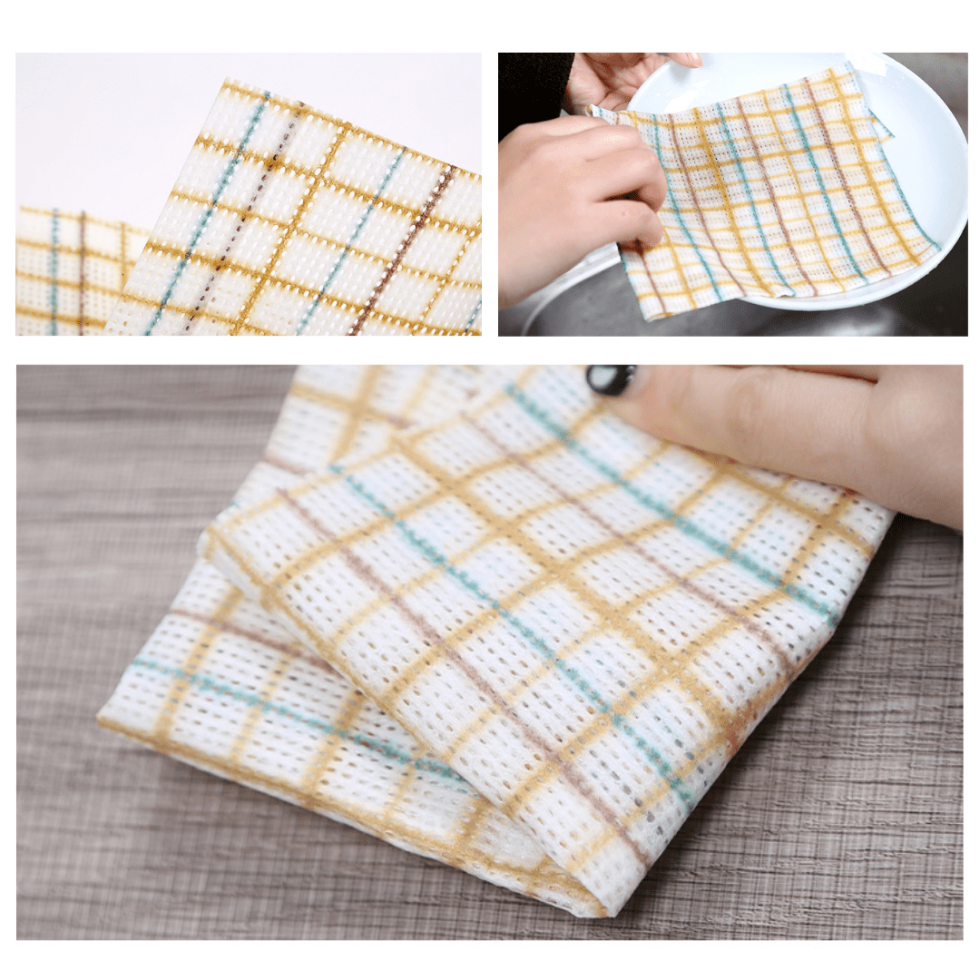 Luxurious Reusable Fiber Towels