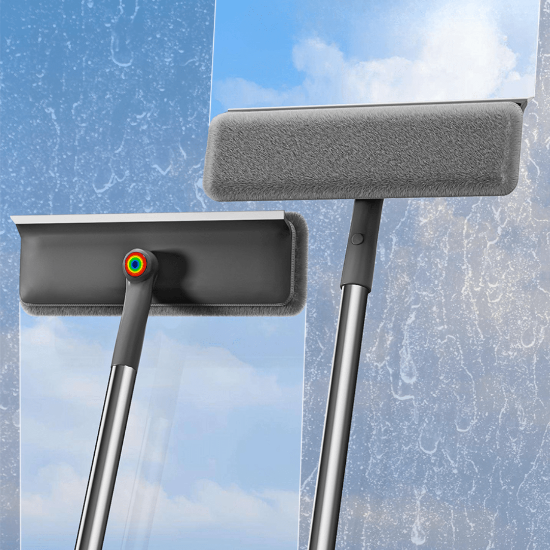 Multi-Functional 3-in-1 Telescopic Handle Glass Cleaning Tool
