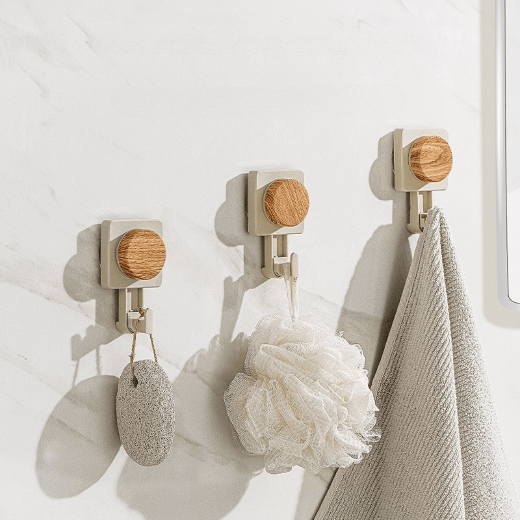 Multi-Purpose Load-Bearing Punch-Free Rotating Wall Hooks