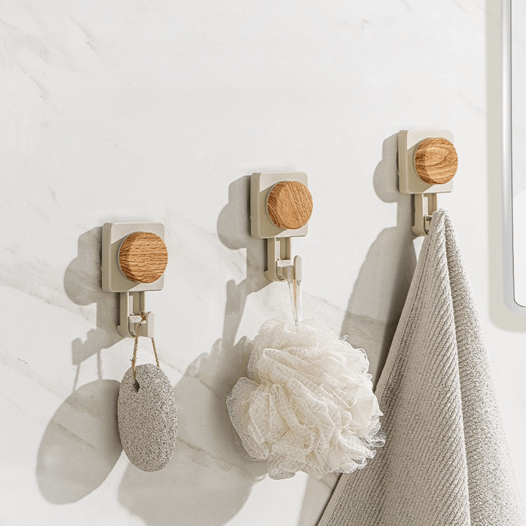 Multi-Purpose Load-Bearing Punch-Free Rotating Wall Hooks