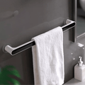 Multipurpose Wall-Mounted Drill Free Plastic Towel Rack (46cm)