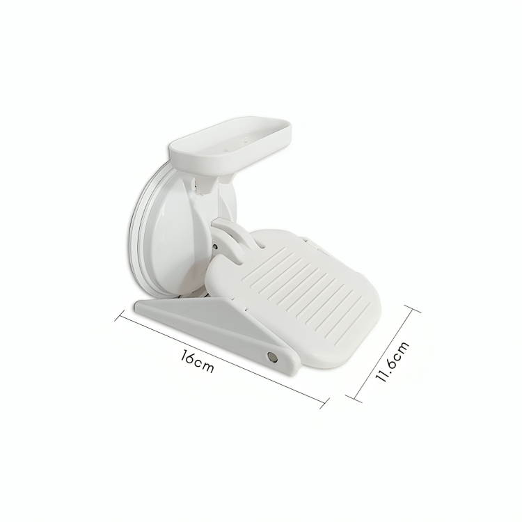 Multi-Purpose Non-Slip Shower Foot Rest with Powerful Suction Cup 