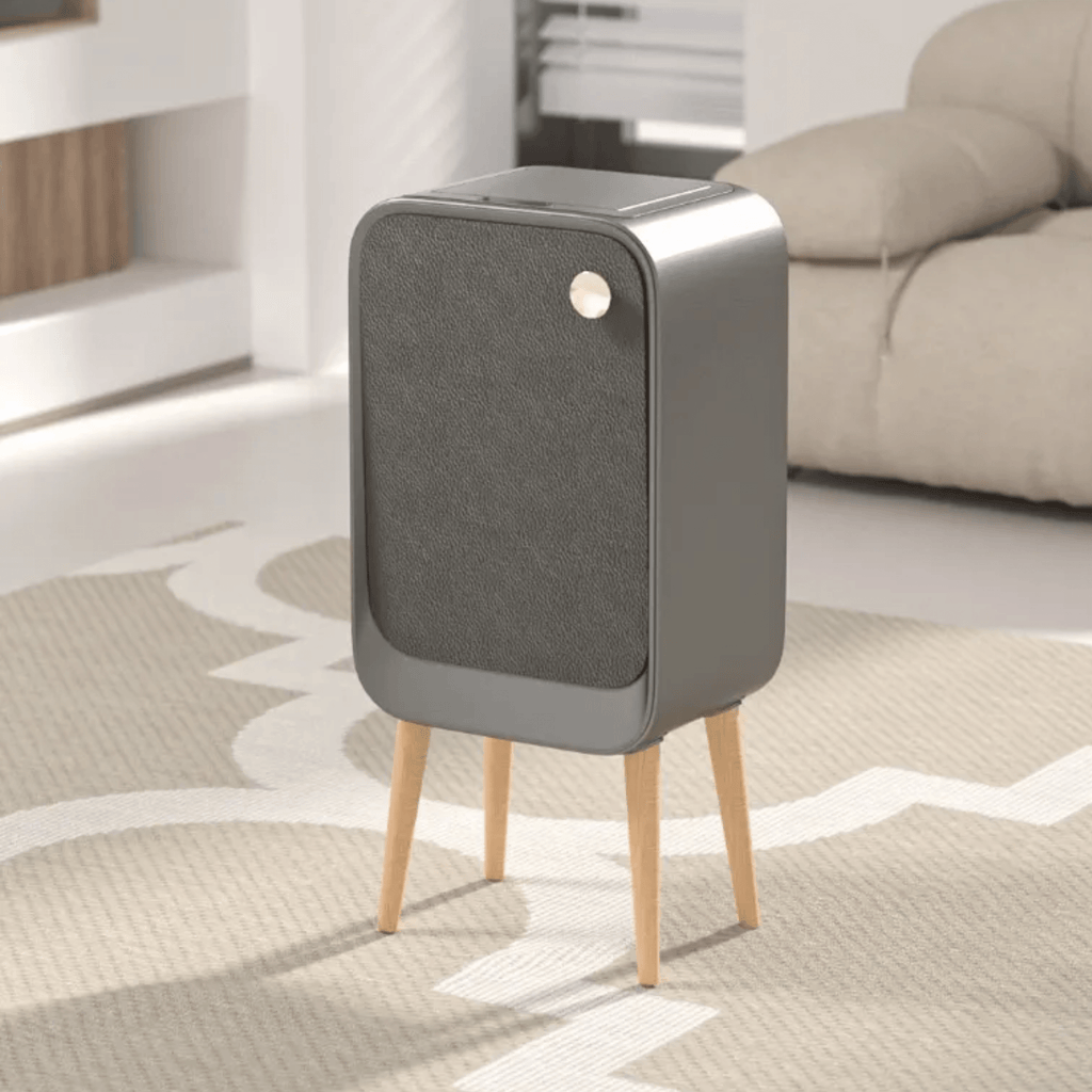 Elegance Touch Free Sensor Trash Can With Wooden Legs(20L)
