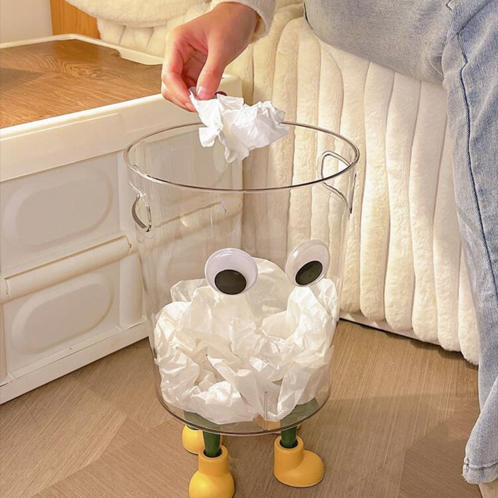Crystal Clear Waste Bin