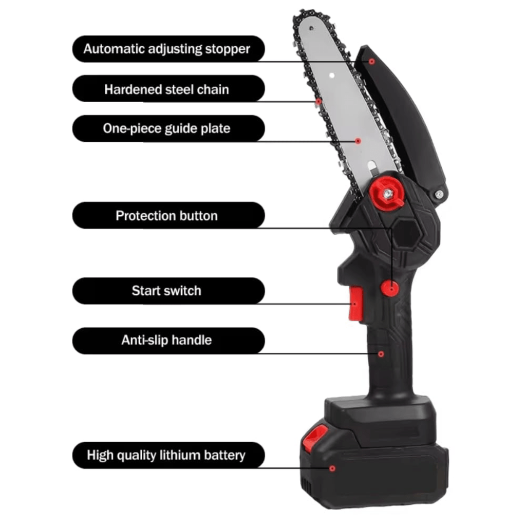 Quick Cut 6-Inch Cordless Mini Chainsaw