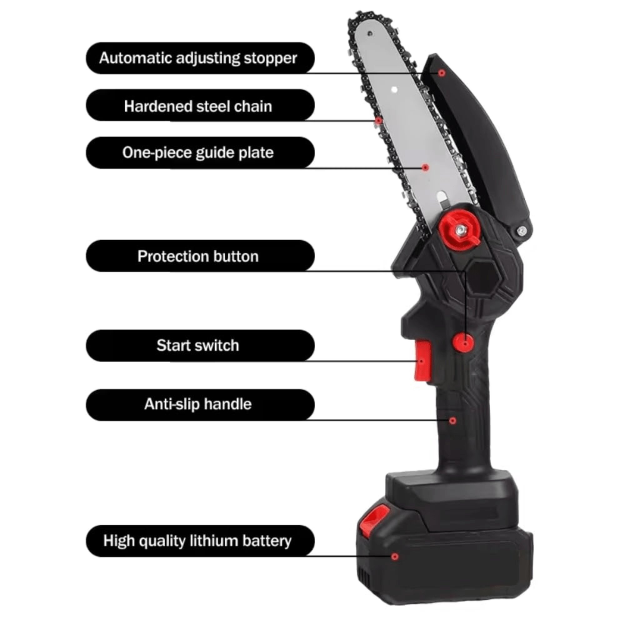 Quick Cut 6-Inch Cordless Mini Chainsaw