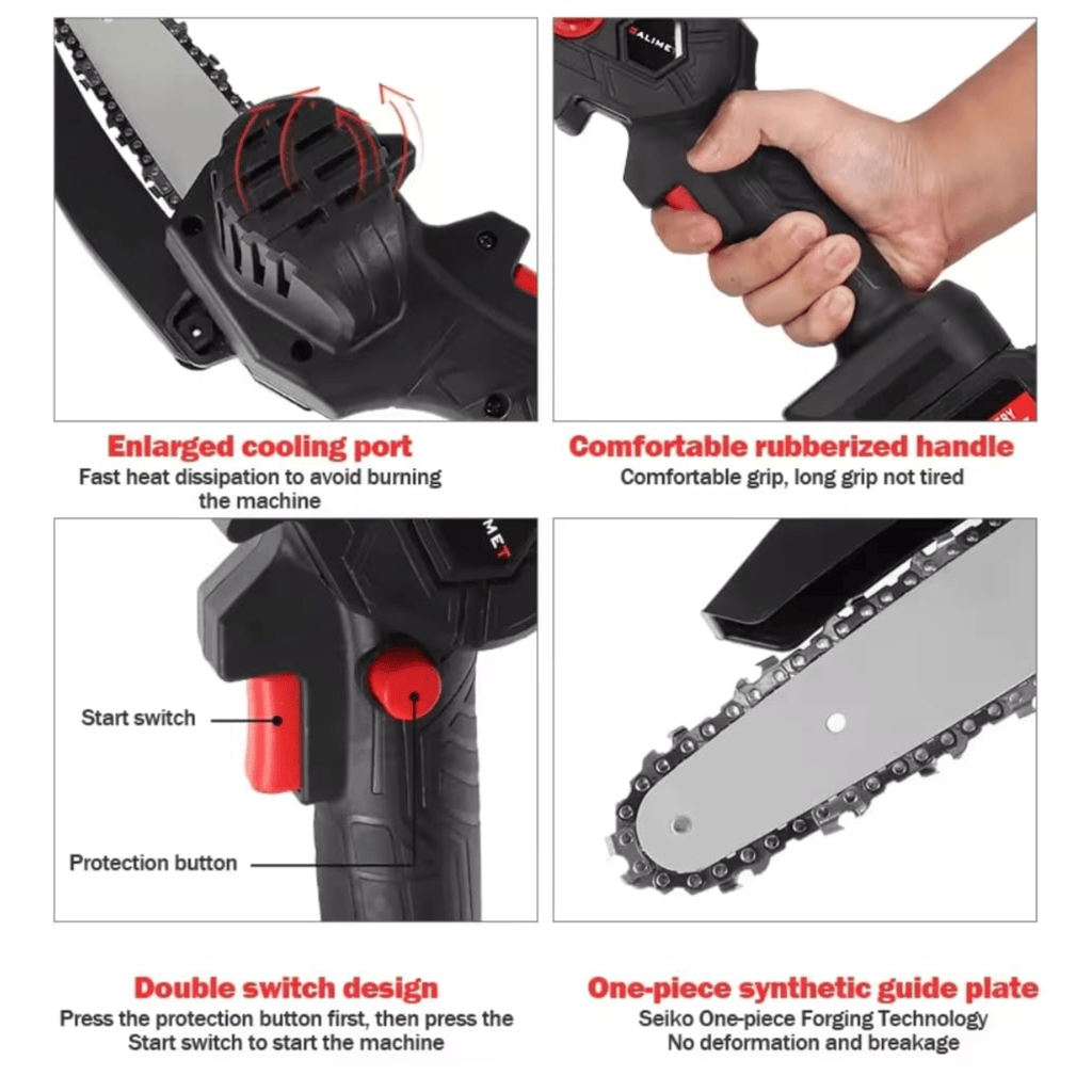 Quick Cut 6-Inch Cordless Mini Chainsaw
