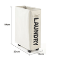 Rolling Laundry Basket with Wheels