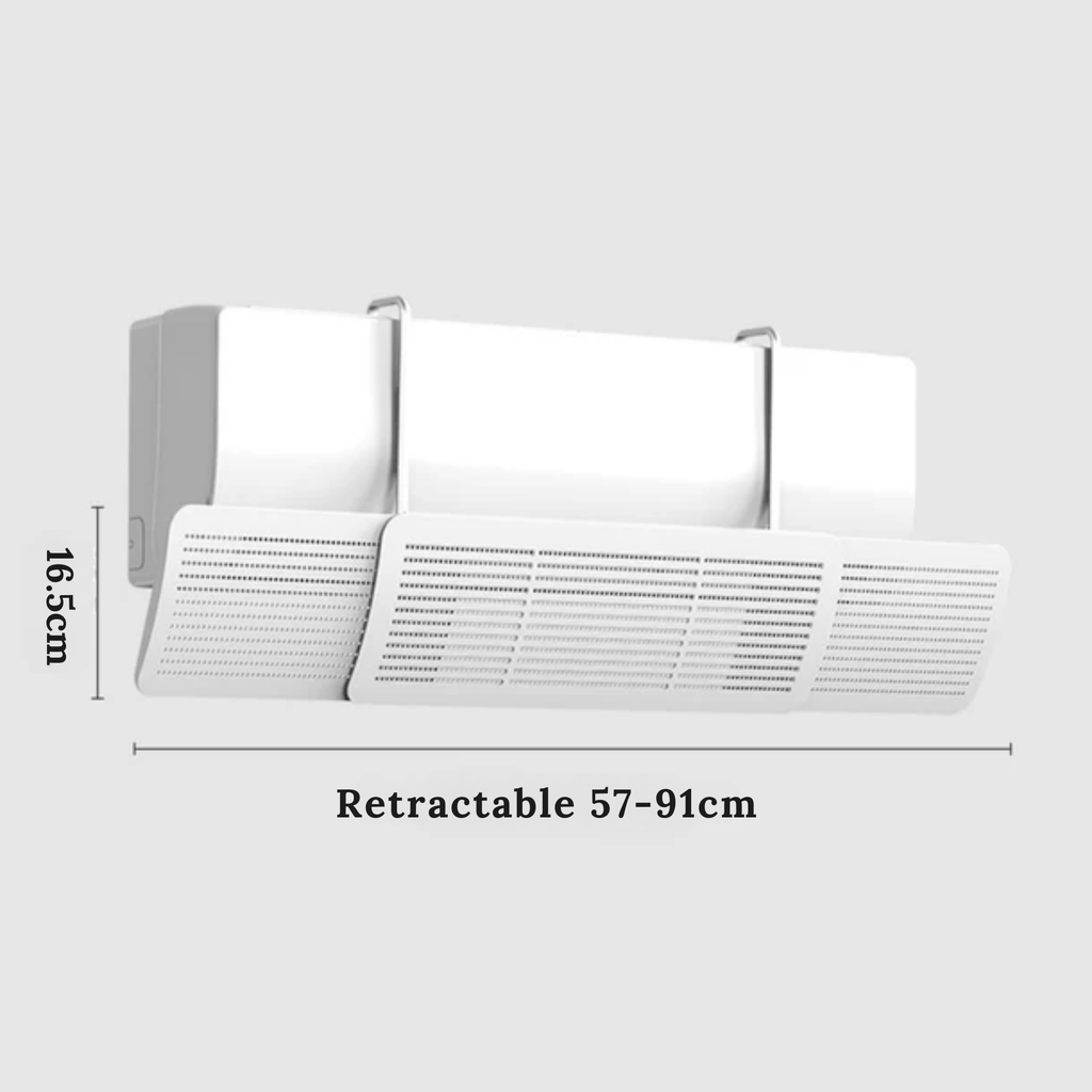 Plastic Adjustable Airflow Deflector for Wall-Mounted Air Conditioners