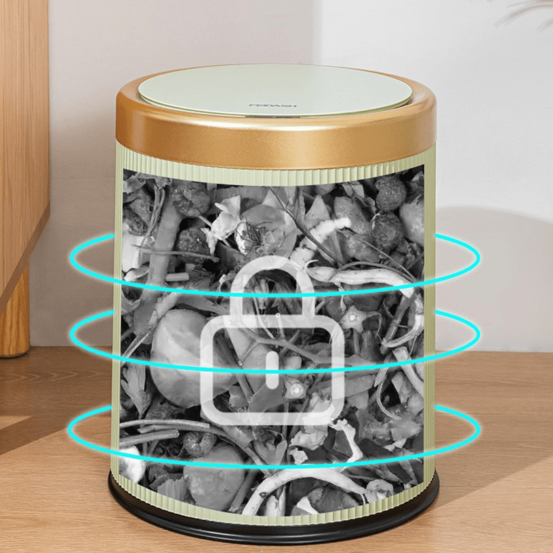 Smart Touchless Automatic Trash Can with Motion Sensor Lid (8L)