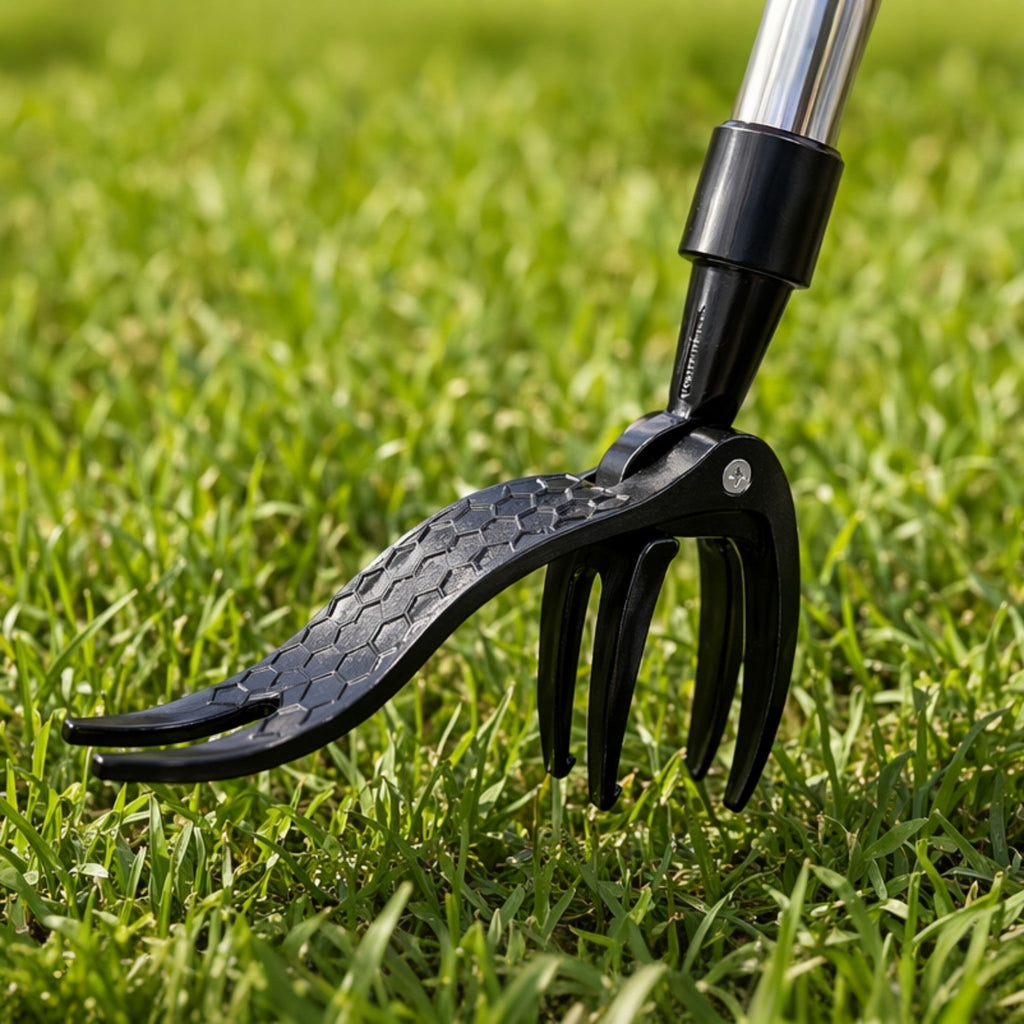 4-Claw Aluminum Manual Grass Remover Tool