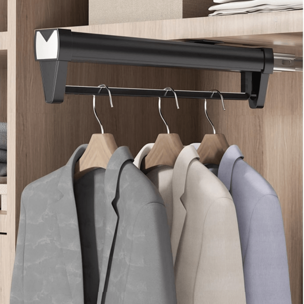 Top Mounted Wardrobe Pull-Out Hanger Rack