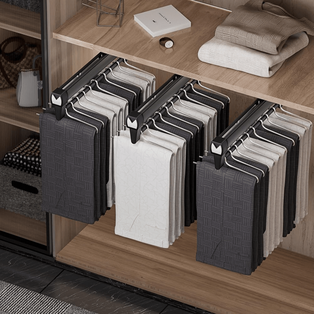 Top Mounted Wardrobe Pull-Out Hanger Rack