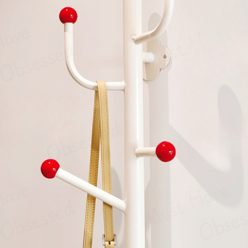 Heavy-Duty Carbon Steel Wall Hook Rack with Extended Hangers