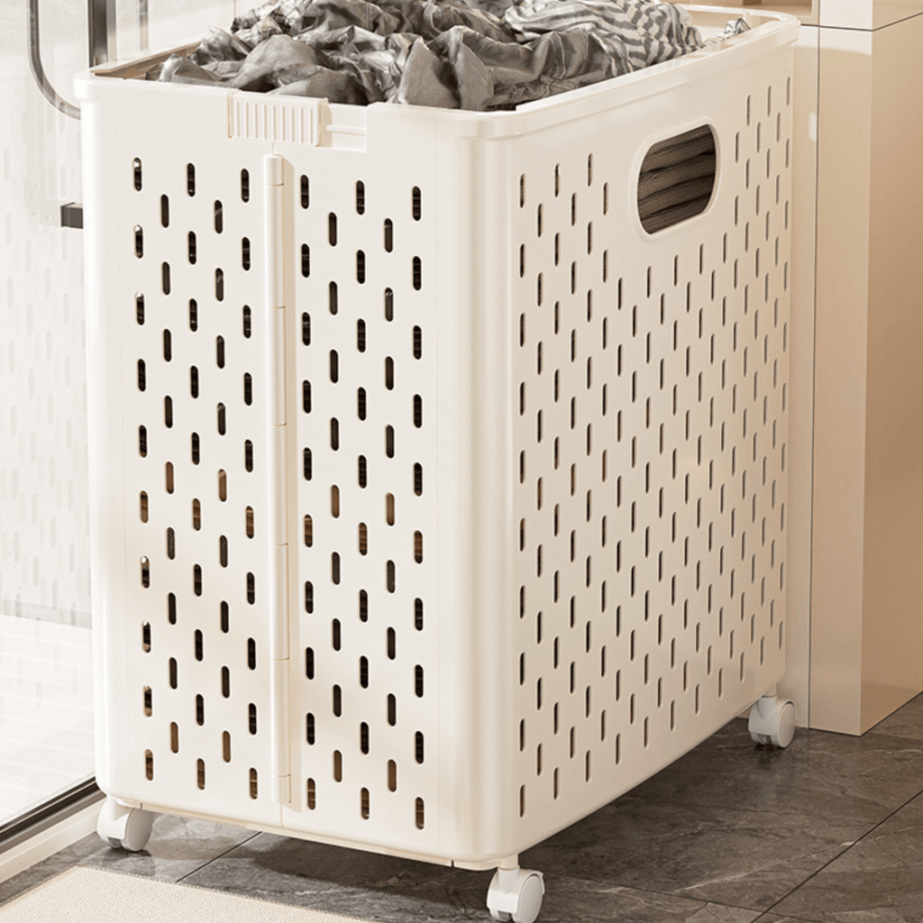 Multifunctional Plastic Foldable Large-Capacity Laundry & Storage Basket (36cm)