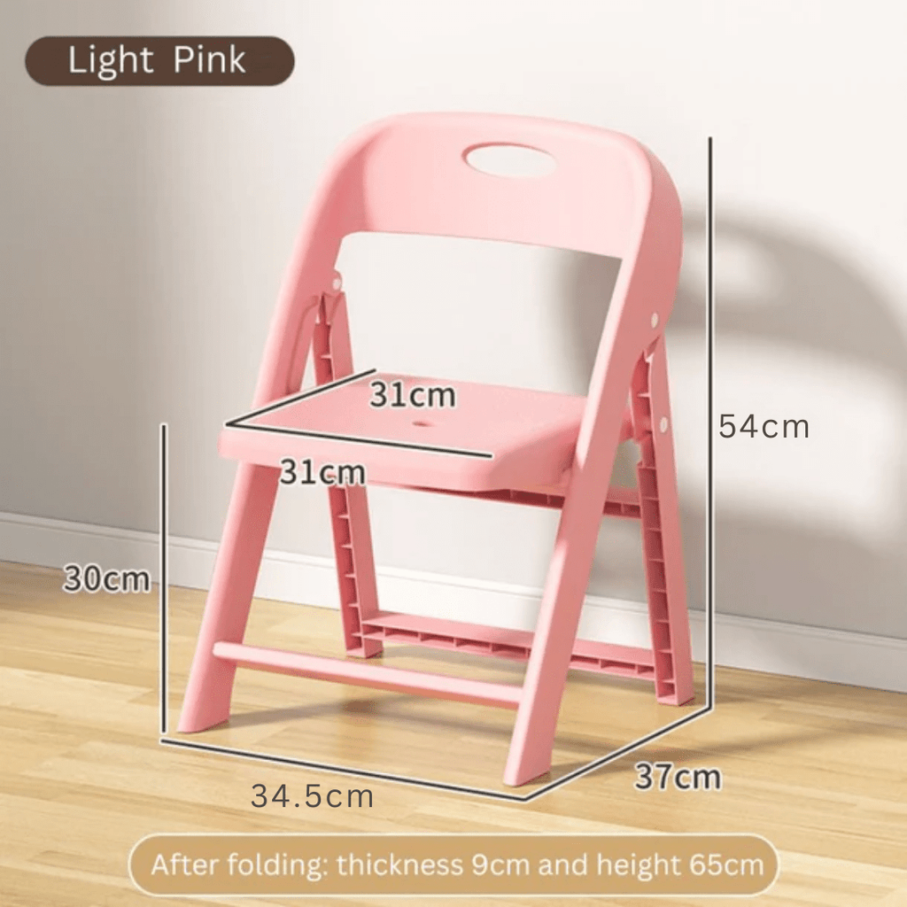 Portable Folding Non Slip Plastic Chair for Kids