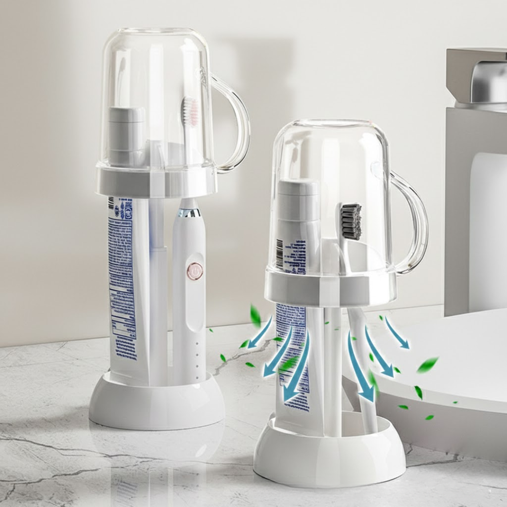 Adjustable And Hygienic Toothpaste Bracket