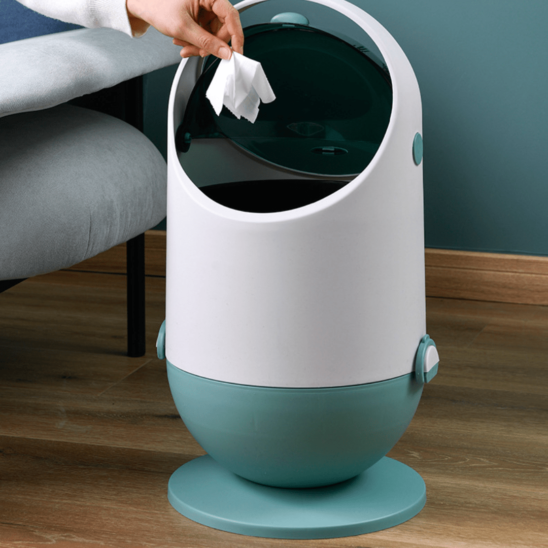 Space-Saver Push-Top Luxury Bin