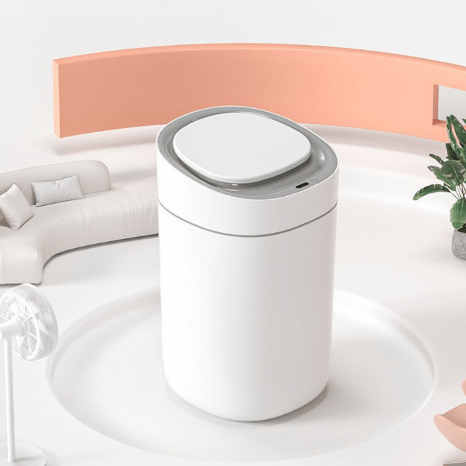 Smart Automatic Sensor Space-Saving Slim Trash Can