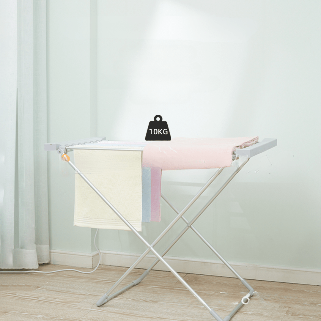 Portable Folding Electric Clothes Dryer Rack with Heating Function