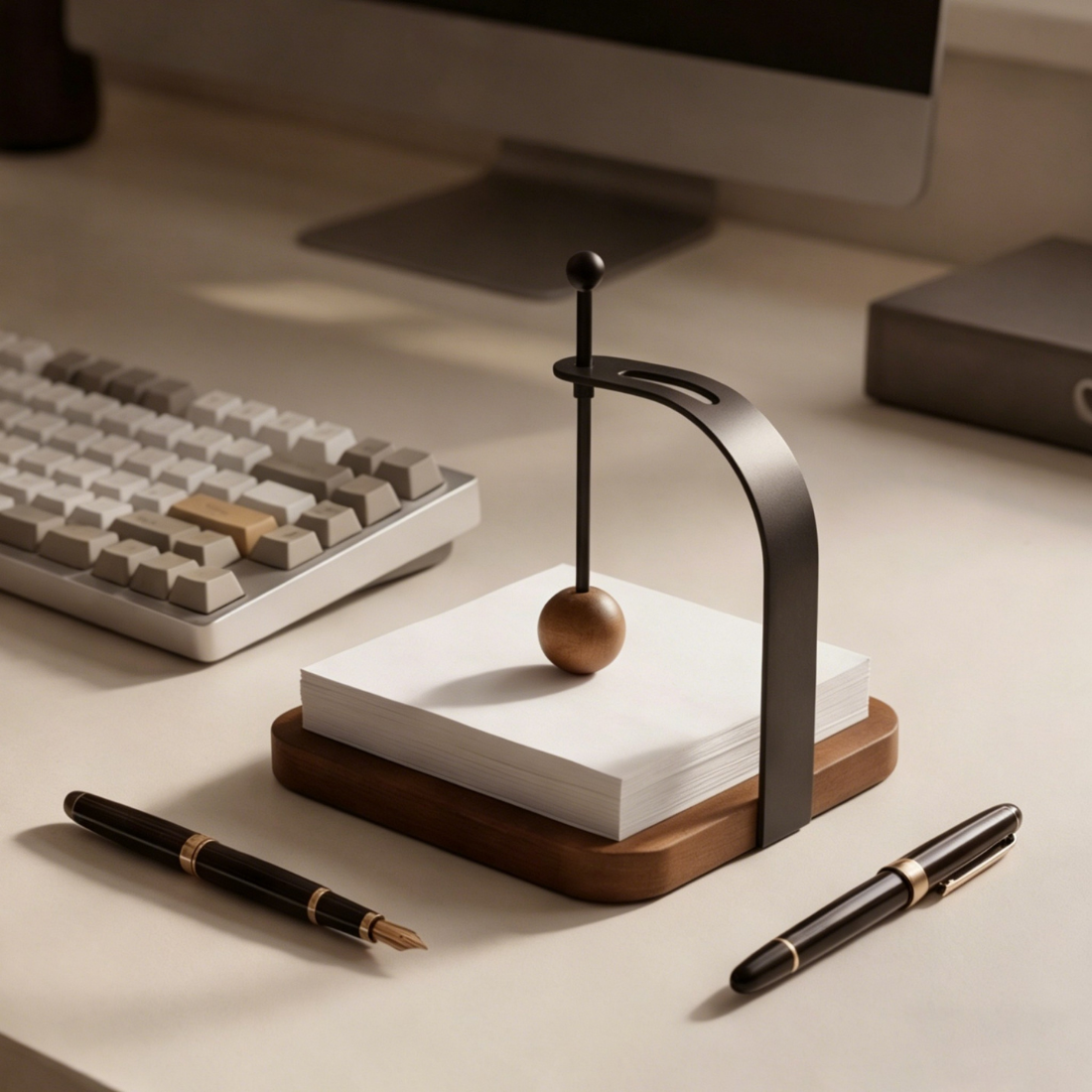 Modern Wooden Tissue Holder for Dining and Kitchen