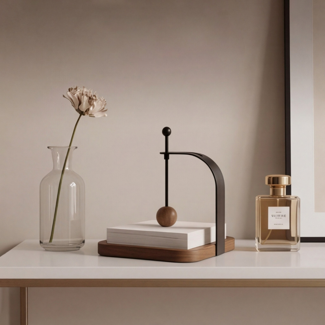 Modern Wooden Tissue Holder for Dining and Kitchen