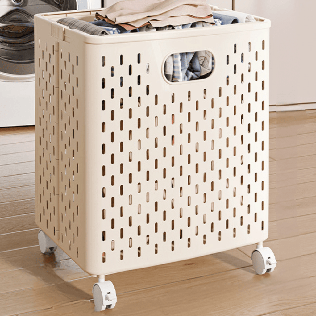 Multifunctional Plastic Foldable Large-Capacity Laundry & Storage Basket (36cm)