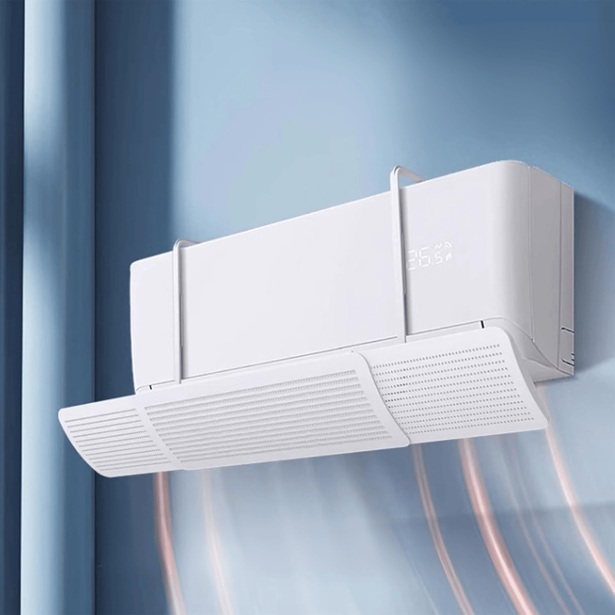 Plastic Adjustable Airflow Deflector for Wall-Mounted Air Conditioners