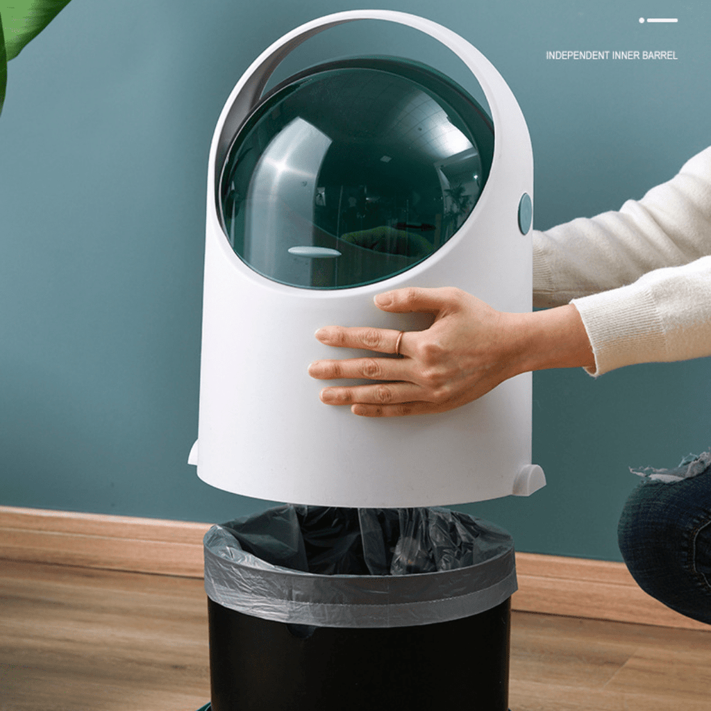 Space-Saver Push-Top Luxury Bin