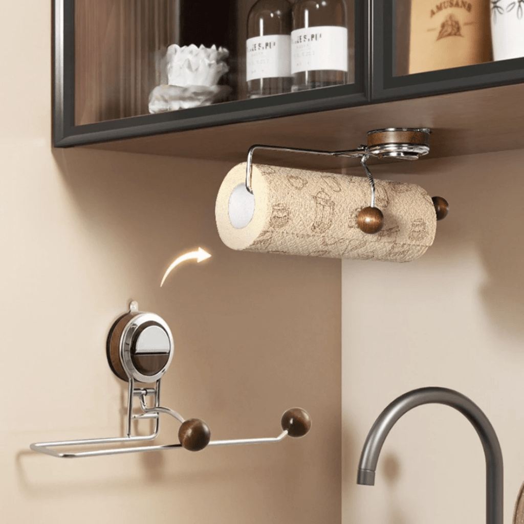 Multi-Purpose Suction Cup Paper Towel Holder