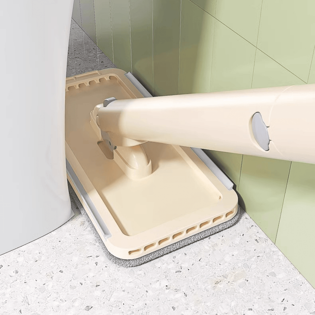 Multi-Functional Hands-Free Flat Mop with Disposable Towel Clip