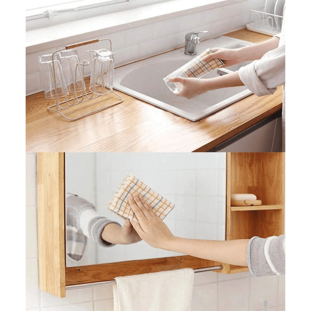 Luxurious Reusable Fiber Towels