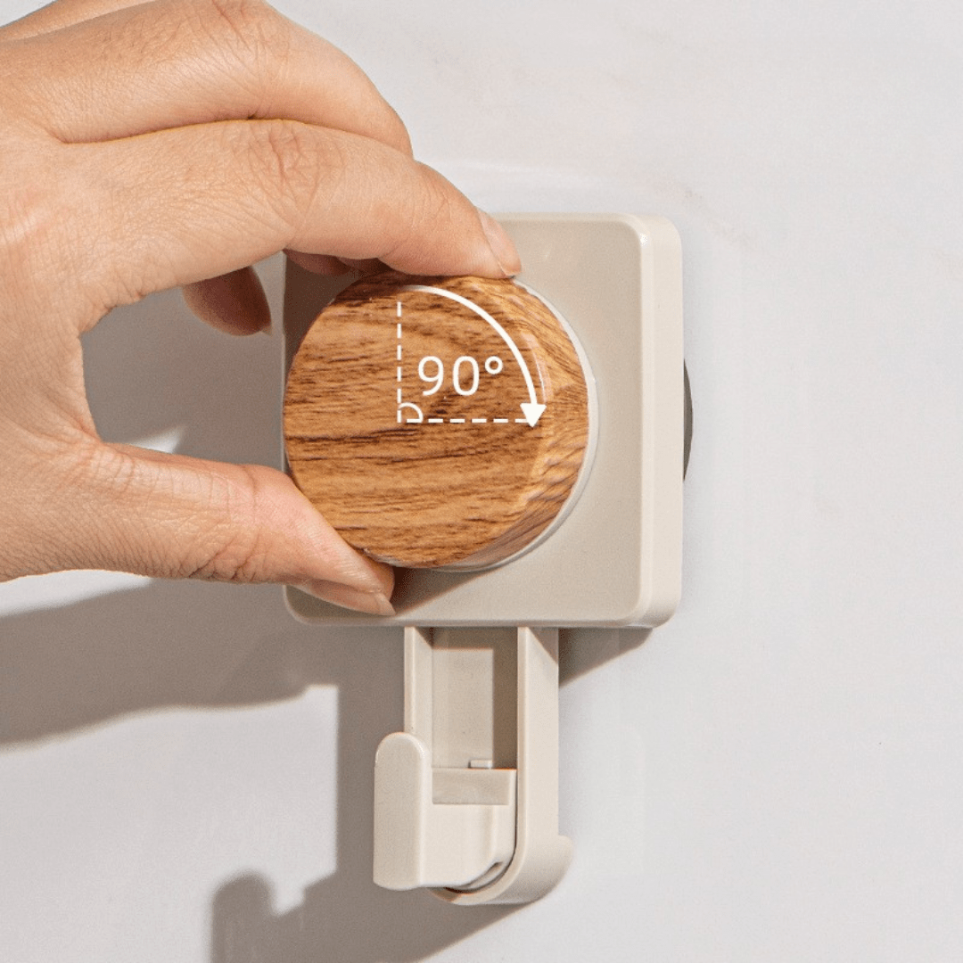 Multi-Purpose Load-Bearing Punch-Free Rotating Wall Hooks