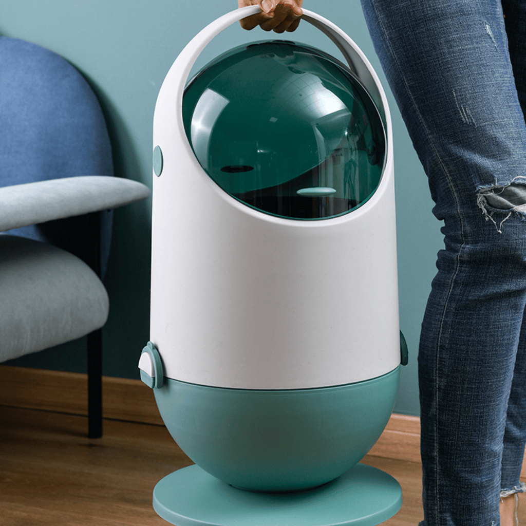 Space-Saver Push-Top Luxury Bin