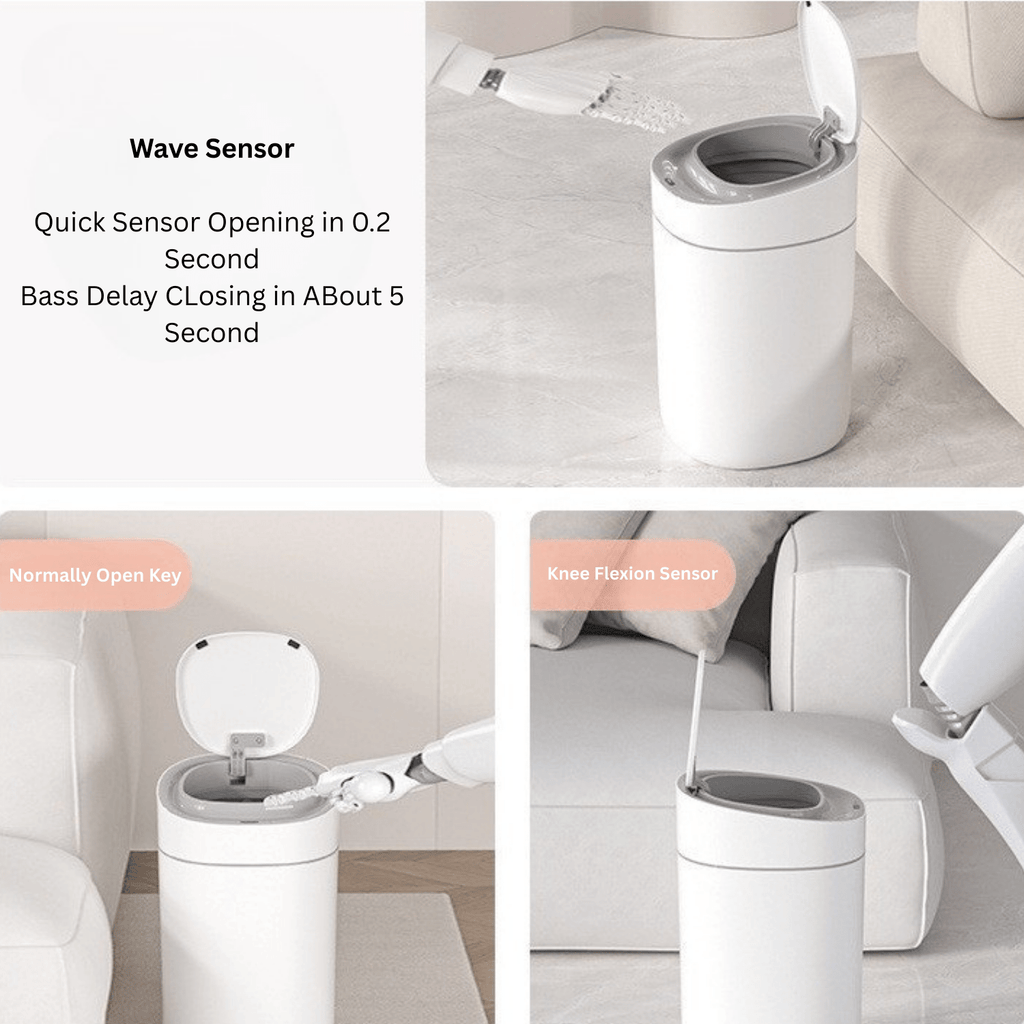 Smart Automatic Sensor Space-Saving Slim Trash Can