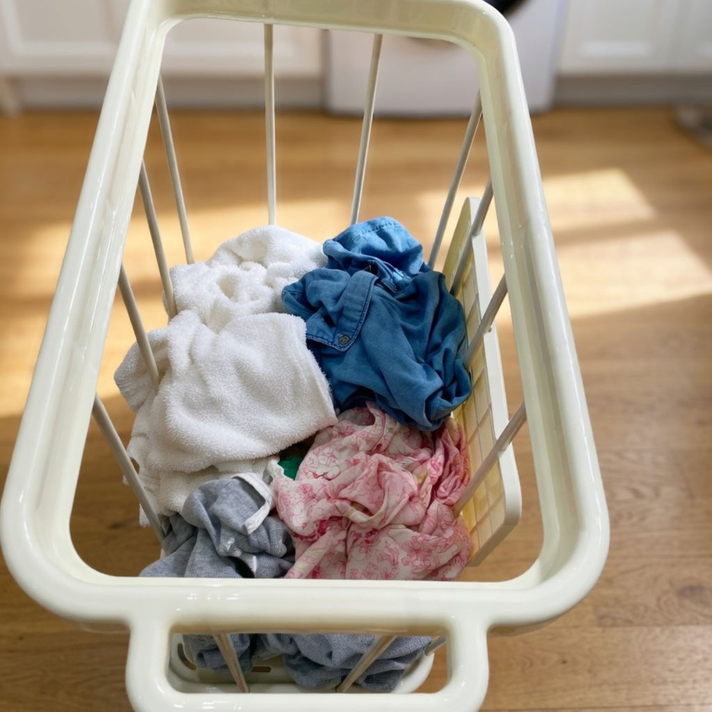 Multi-Purpose Household Plastic Storage Basket for Laundry with Wheels
