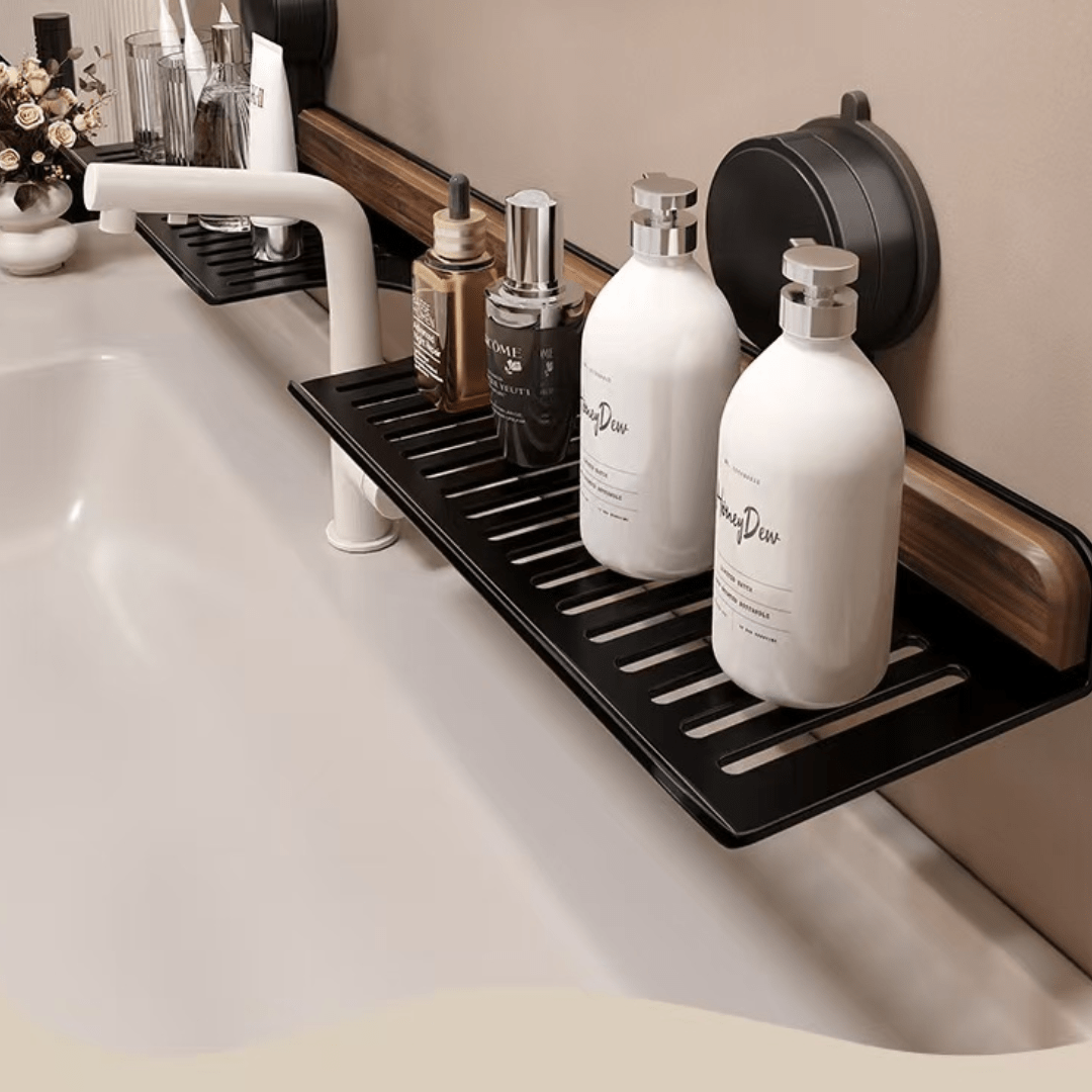 Punch-Free with Suction Cup Bathroom Storage Rack(60cm)