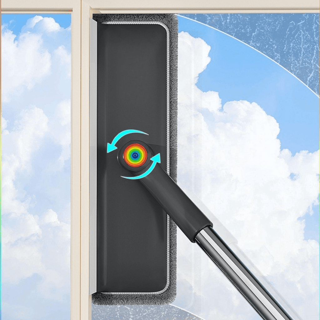 Multi-Functional 3-in-1 Telescopic Handle Glass Cleaning Tool