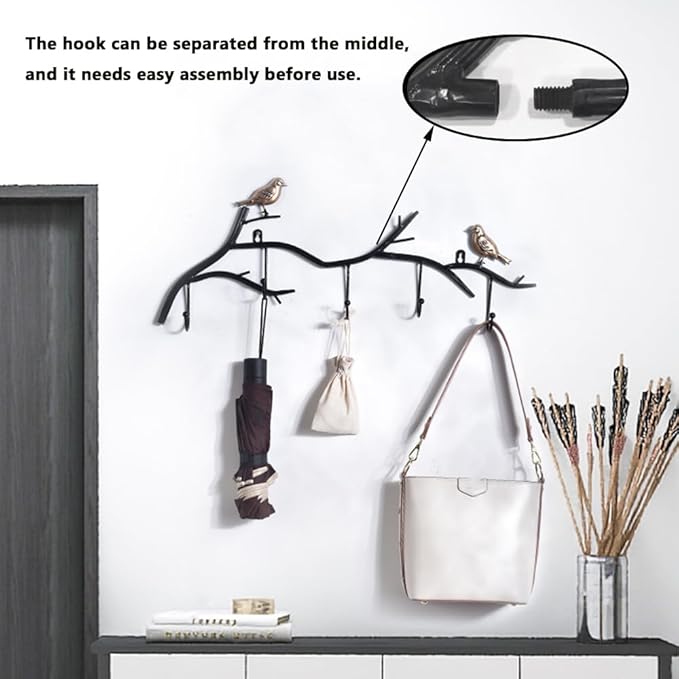 Multipurpose Heavy Duty Wall Mounted Storage Hooks (70cm)