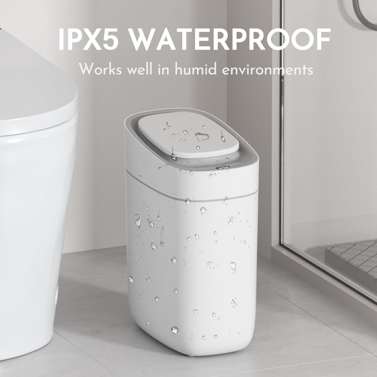 Smart Automatic Sensor Space-Saving Slim Trash Can