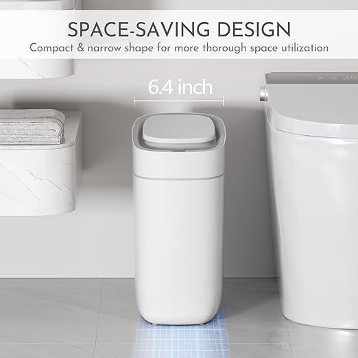 Smart Automatic Sensor Space-Saving Slim Trash Can