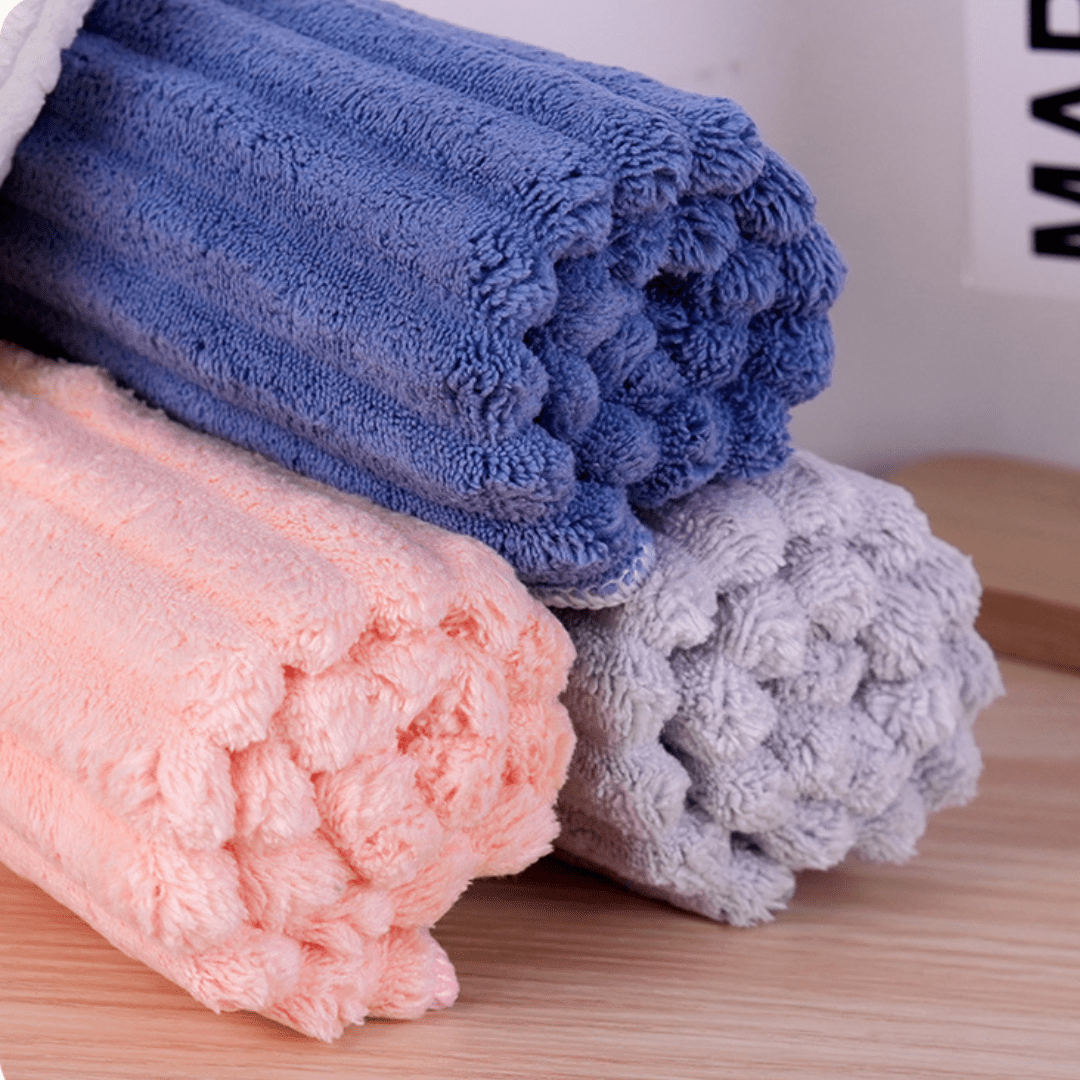 Soft-Absorb Fluffy Glow Towel (30cmX70cm)