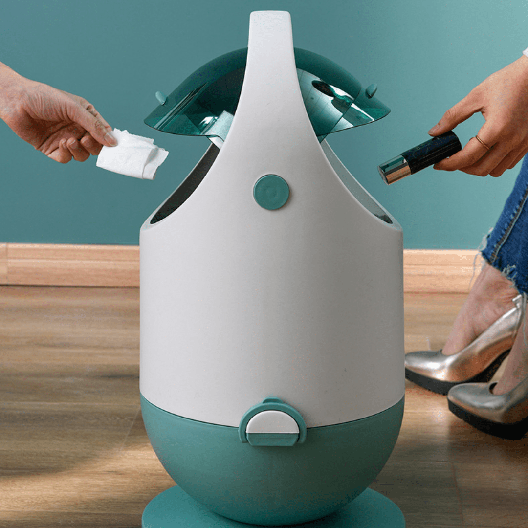 Space-Saver Push-Top Luxury Bin