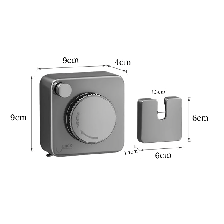 Retractable Indoor Outdoor Clothesline with Anti-Droop Design