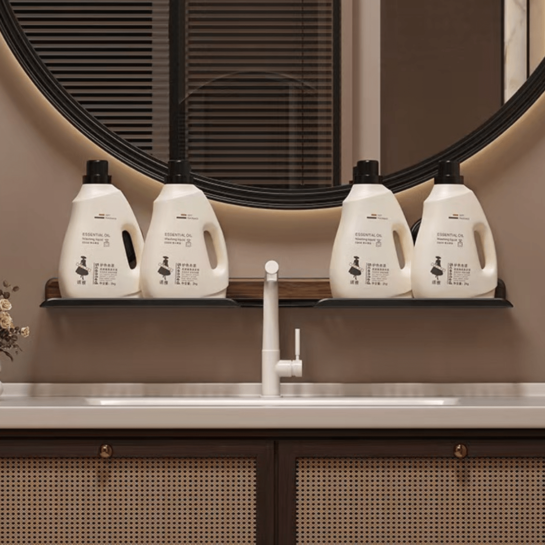 Punch-Free with Suction Cup Bathroom Storage Rack(60cm)